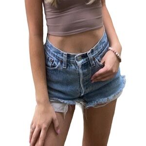 Vintage 80s Levi's 501 Denim Shorts